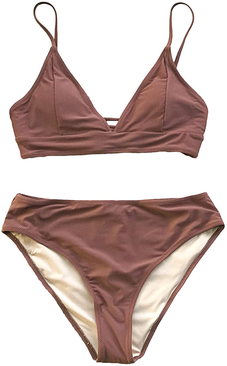 CUPSHE Women's Bikini Triangle Sexy Lace Up Two Piece Bathing Suit