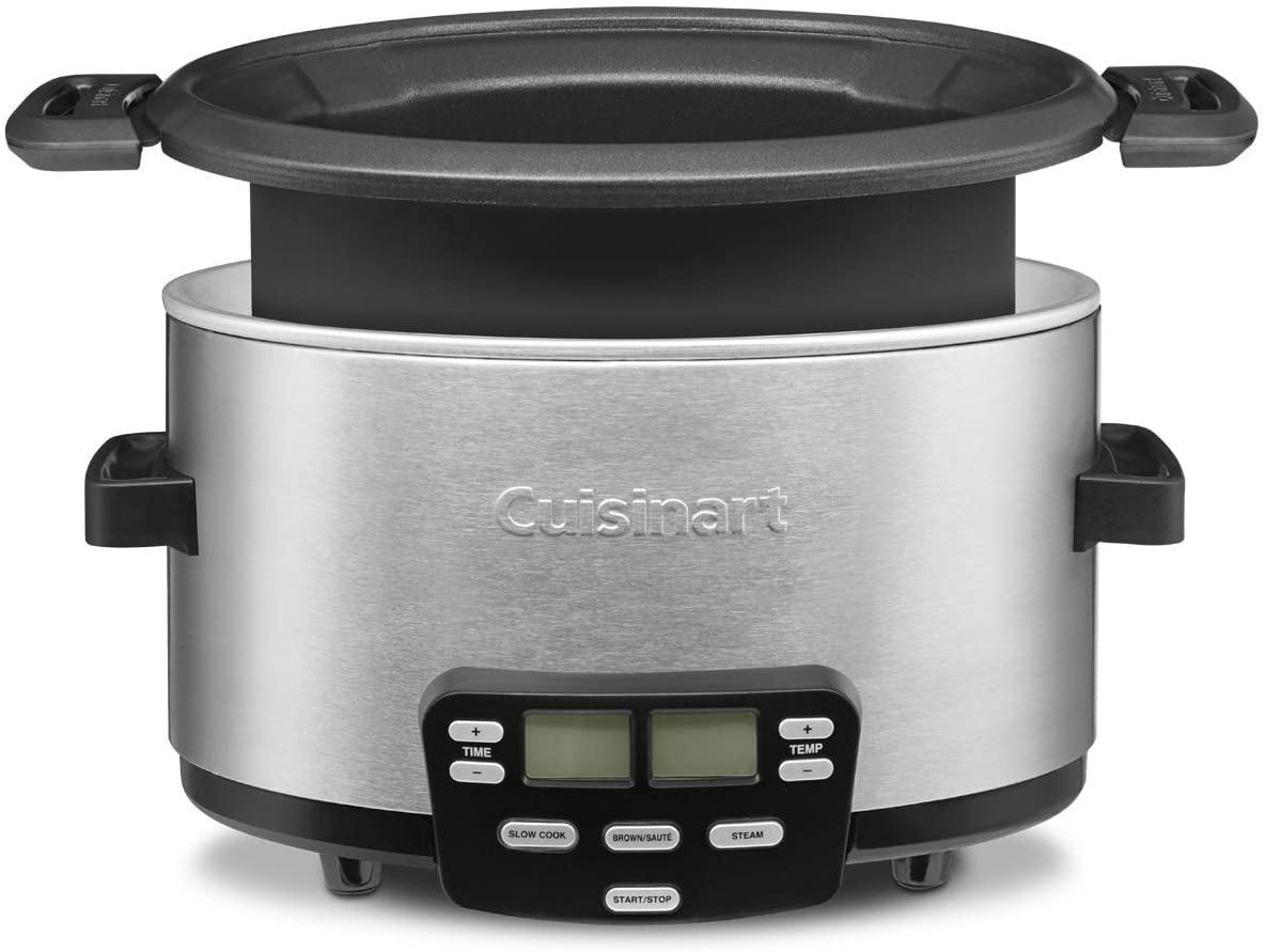 Cuisinart MSC-600 3-In-1 Cook Central 6-Quart Multi-Cooker: Slow Cooker, Brown/Saute, Steamer - JOY2ESpree