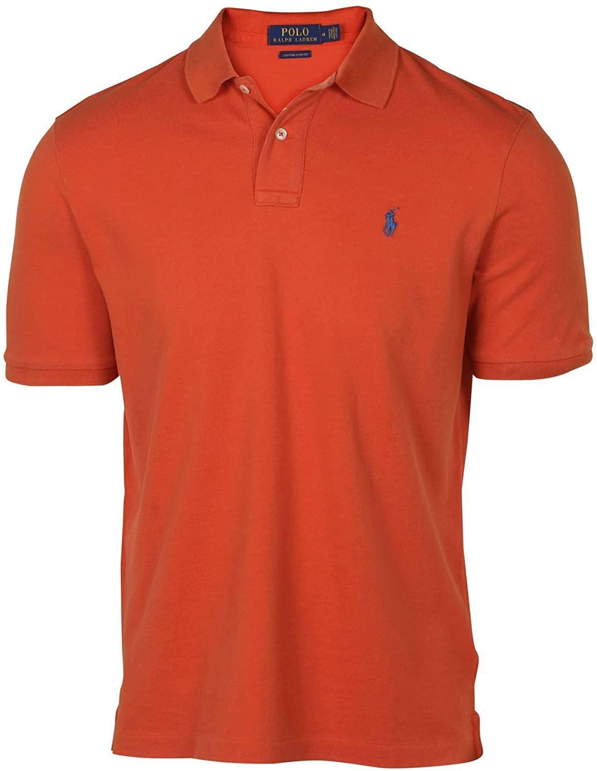 Polo RL Men's Custom Slim Fit Mesh Pony Shirt