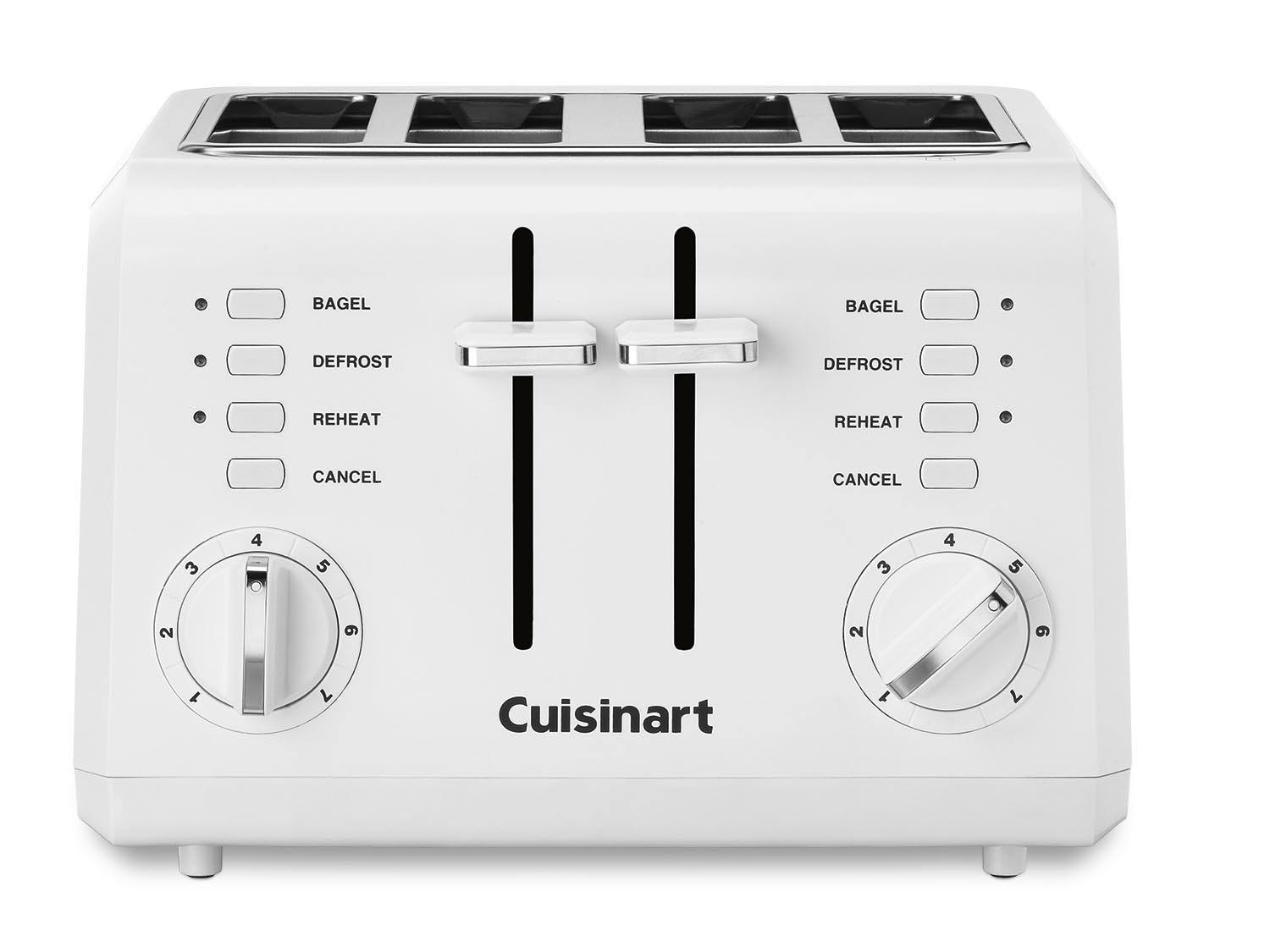Cuisinart CPT-142FR Compact 4-Slice Toaster, White (Renewed) - JOY2ESpree