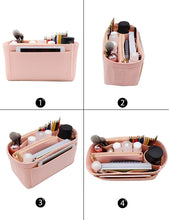 
                        
                          Cargar imagen en el visor de la galería, Felt Purse Bag Organizer Insert with zipper Bag Tote Shaper Fit Speedy Neverfull MM GM
                        
                      