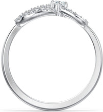 
                        
                          Load image into Gallery viewer, SWAROVSKI Women's Infinity Ring Collection, Rhodium Plated, Clear Crystals - JOY2ESpree
                        
                      