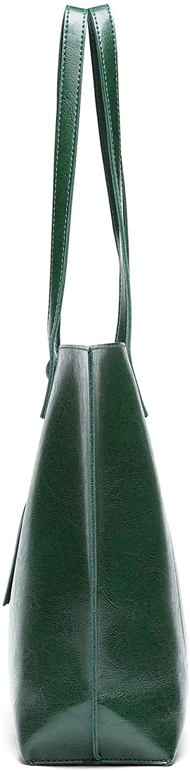 Women's Soft Faux Leather Tote Shoulder Bag from Dreubea, Big Capacity Tassel Handbag