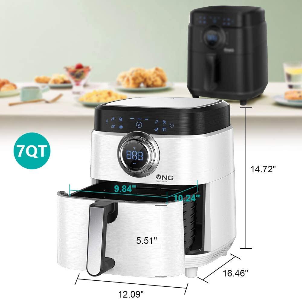 Air Fryer Toaster Oven Combo 8-in-1 Countertop Rotisserie & Dehydrator - JOY2ESpree