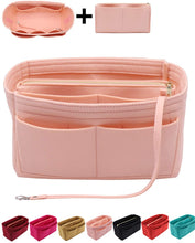 
                        
                          Cargar imagen en el visor de la galería, Felt Purse Bag Organizer Insert with zipper Bag Tote Shaper Fit Speedy Neverfull MM GM
                        
                      
