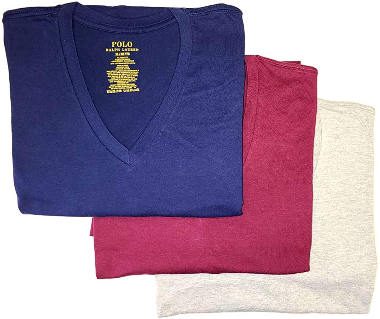 Polo Ralph Lauren Men's Classic Fit w/Wicking 3-Pack V-Necks