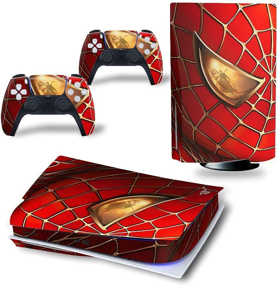 Mmoptop PS5 Skin Aven-GeRs for Playstation 5 Disc Version with Console and Dualsense Controller - Full Set - JOY2ESpree