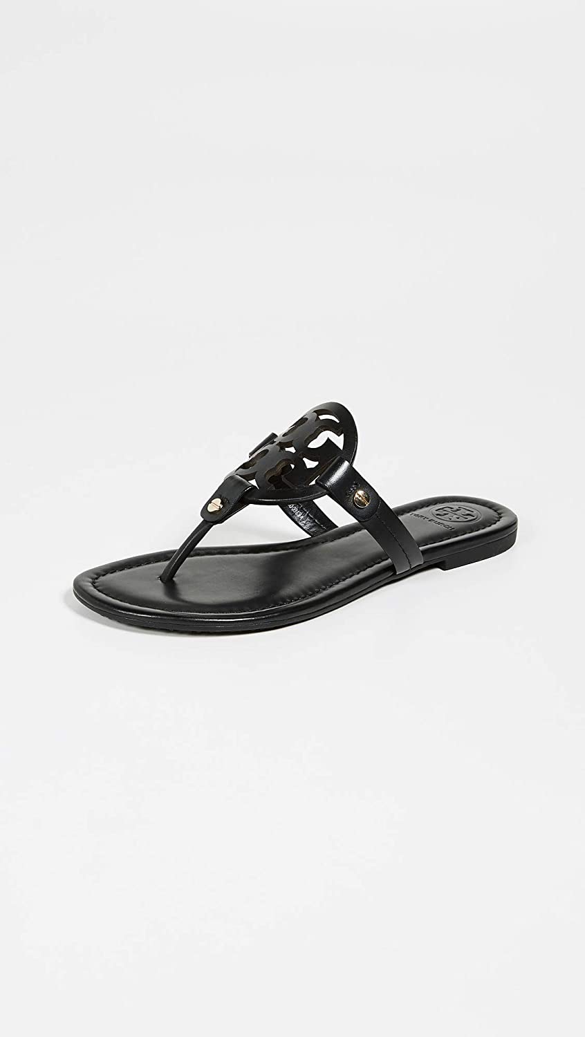 Tory Burch Women's Miller Thong Sandals, Black