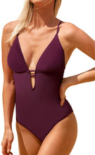 
                        
                          將圖片載入圖庫檢視器 CUPSHE Women's One Piece Swimsuit Tummy Control V Neck Two Piece Bathing Suit
                        
                      