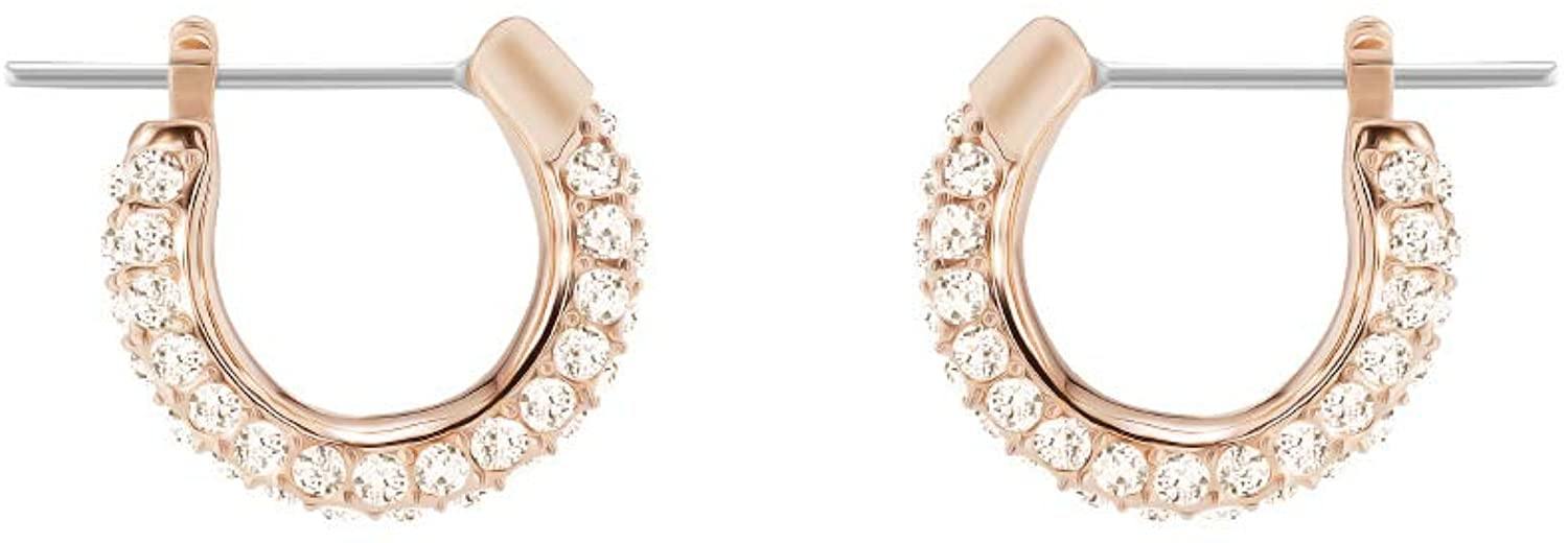 SWAROVSKI Women's Stone Pierced Hoop Crystal Earring Collection - JOY2ESpree