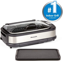 
                        
                          画像をギャラリービューアに読み込む, PowerXL Smokeless Grill with Tempered Glass Lid with Interchanable Griddle Plate - JOY2ESpree
                        
                      