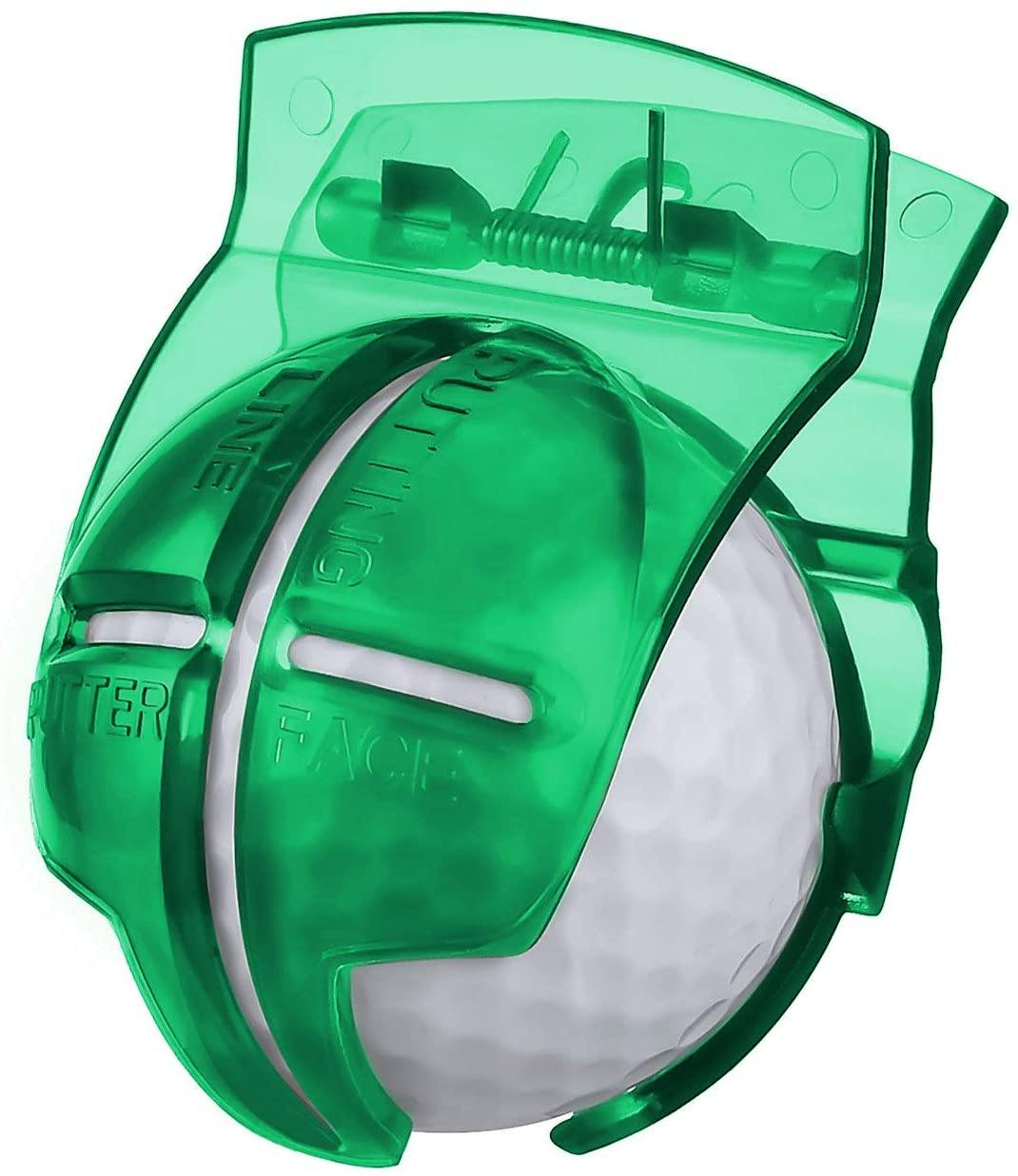 WILLBOND 2 Pieces Golf Ball Line Liner Drawing Marking Alignment Putting Tool and 2 Pieces Golf Ball Marker Pen, 4 Pieces Totally - JOY2ESpree