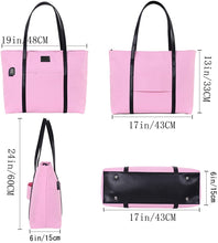 
                        
                          Load image into Gallery viewer, Laptop Tote Purse Large, Business Women Work Bag Teacher Tote Bag Many Pockets
                        
                      