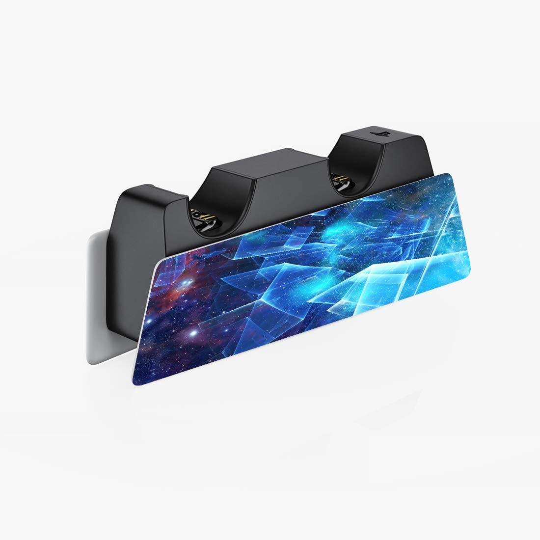 PlayVital Blue Nebula Full Set Skin Decal for PS5 Console Digital Edition - JOY2ESpree