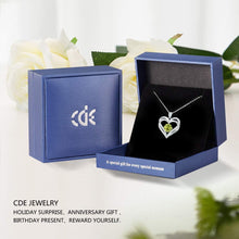 
                        
                          Cargar imagen en el visor de la galería, CDE Forever Love Heart Women Necklace 925 Sterling Silver Rose Gold Plated Birthstone Pendant Necklaces for Women - JOY2ESpree
                        
                      