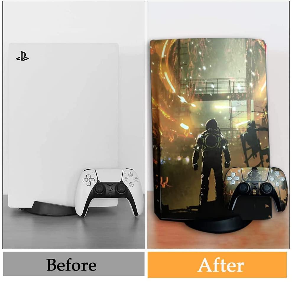 PS5 Skin for Console and Controller, Vinyl Sticker Decal Cover for Playstation 5 - JOY2ESpree