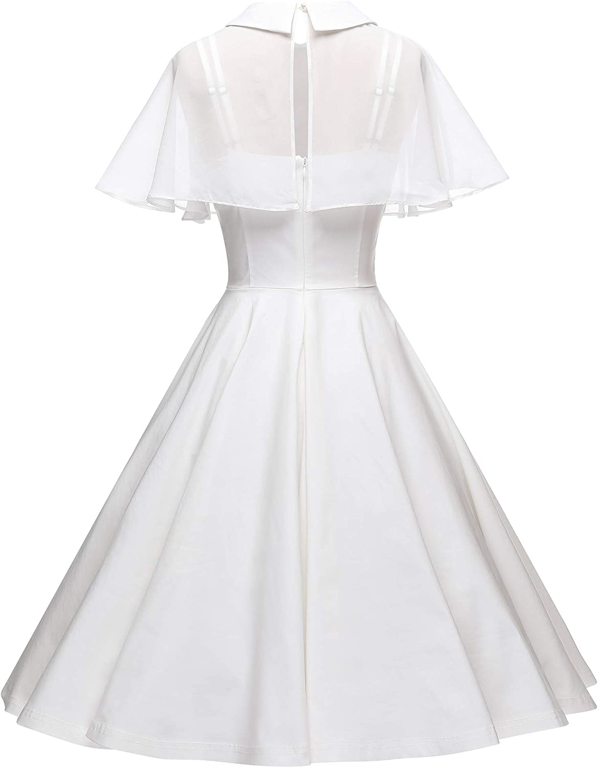 GownTown Women's 1950s Cloak Two-Piece Cocktail Dress