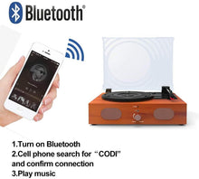 
                        
                          Muat gambar ke penampil Galeri, Record Player-13 in 1 Turntable with Speakers Vinyl Recording LP Bluetooth USB TF Card FM Radio Aux Input RCA Line Out and Headphone Jack - JOY2ESpree
                        
                      