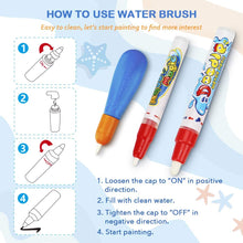 
                        
                          Load image into Gallery viewer, Water Doodle Mat - Kids Painting Writing Doodle Toy Mat
                        
                      