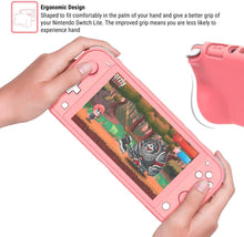 
                        
                          गैलरी व्यूवर में इमेज लोड करें, Orzly Grip Case for Nintendo Switch Lite – Case with Comfort Padded Hand Grips, Kickstand, Pack of Thumb Grips - Turquoise Blue - JOY2ESpree
                        
                      