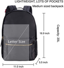 
                        
                          Cargar imagen en el visor de la galería, HawLander Lightweight Backpack for Women or Girls, Mid-Volume 20.0L
                        
                      