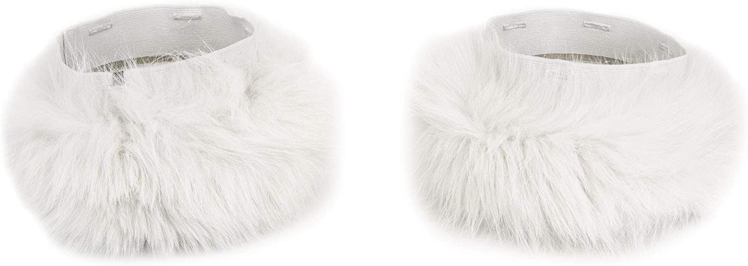 S Max Mara Women's Pechino Fox Fur Cube Collection Cuffs