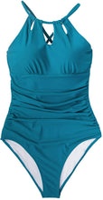 
                        
                          Muat gambar ke penampil Galeri, CUPSHE Women's One Piece Swimsuit High Neck Tummy Control Swimwear Bathing Suit
                        
                      