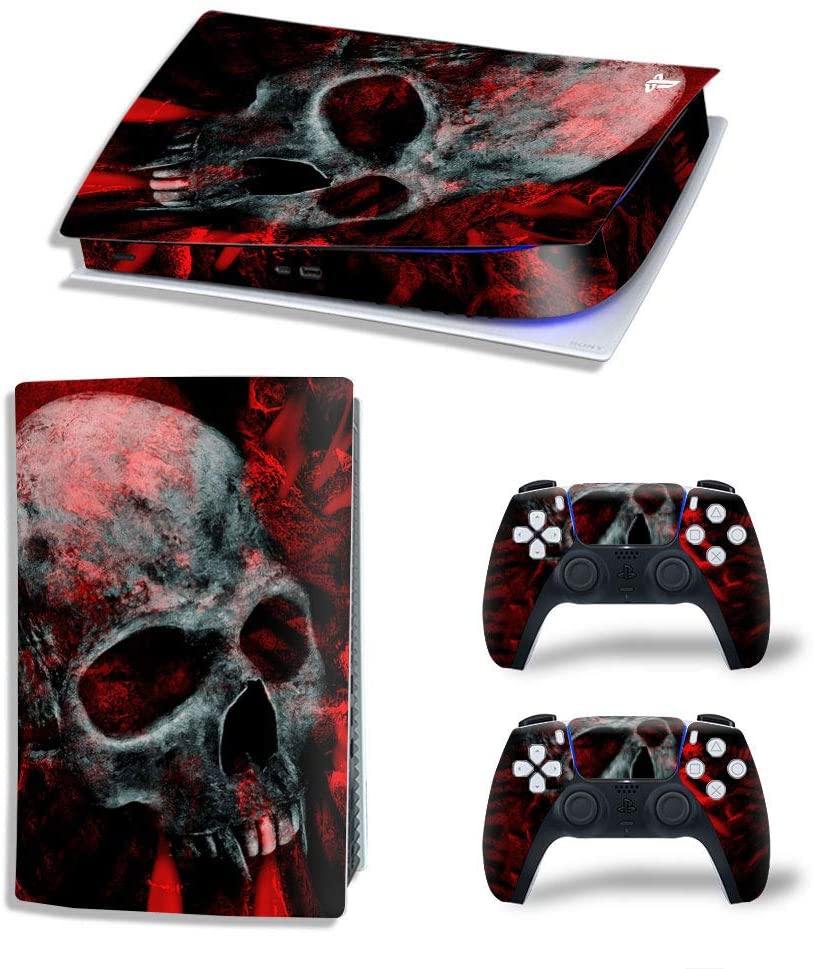 PS5 Skin for Playstation 5 Digital Version, PS5 Console and Controllers Skin Vinyl Sticker Decal Cover - Blue Grimace - JOY2ESpree