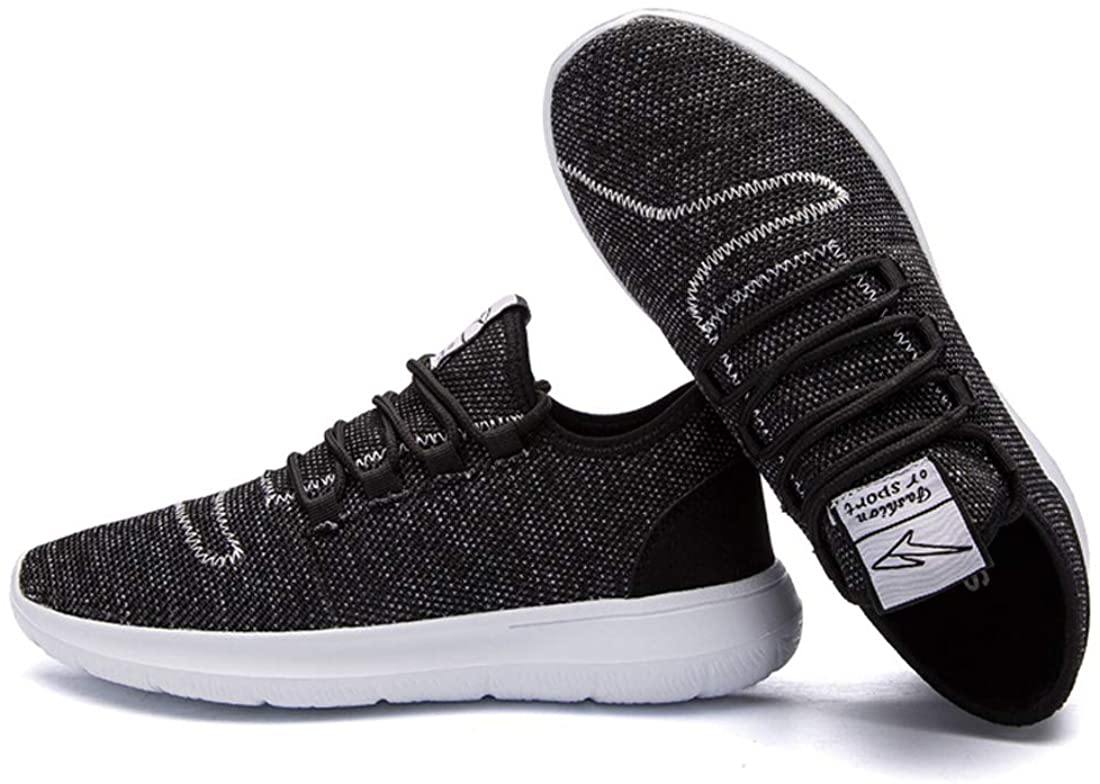 KEEZMZ Men's Running Shoes Fashion Breathable Sneakers Mesh Soft Sole Casual Athletic Lightweight