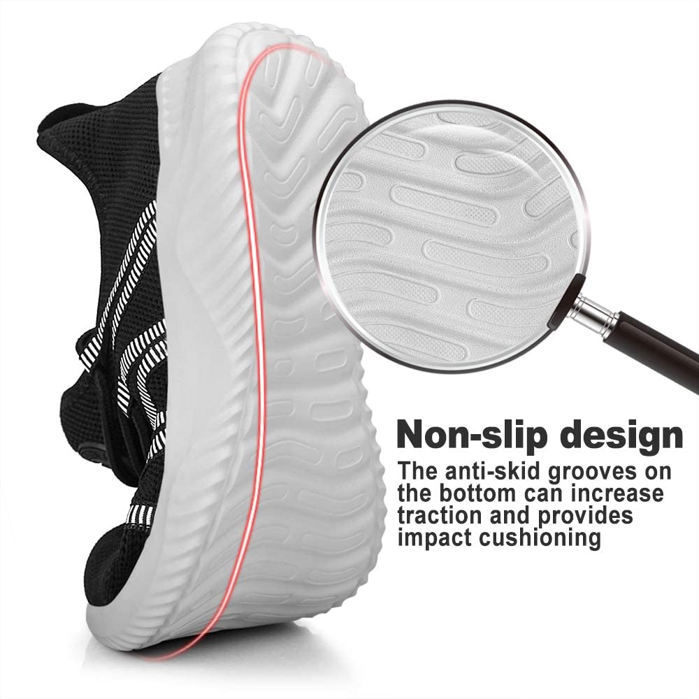 Feethit Mens Slip On Running Shoes Breathable Lightweight Comfortable Fashion Non Slip Sneakers for Men