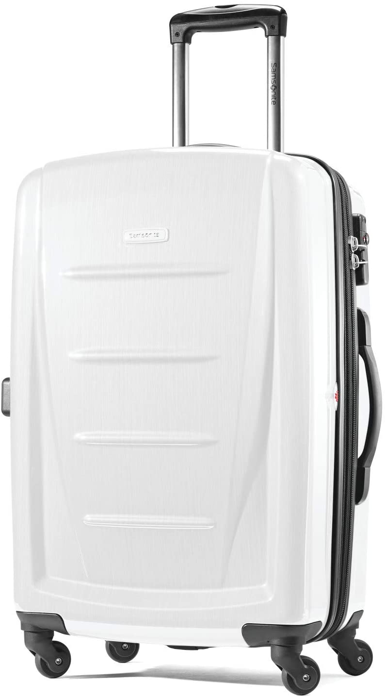 Samsonite Winfield 2 Hardside Expandable Luggage with Spinner Wheels, Charcoal, Checked-Large 28-Inch