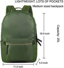 
                        
                          Cargar imagen en el visor de la galería, HawLander Lightweight Backpack for Women or Girls, Mid-Volume 20.0L
                        
                      