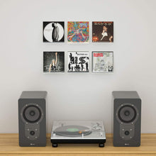 
                        
                          Muat gambar ke penampil Galeri, NIUBEE Black Vinyl Record Shelf Wall Mount 6 Pack - JOY2ESpree
                        
                      