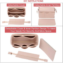 
                        
                          画像をギャラリービューアに読み込む, Purse Organizer Insert, Bag Organizer with NEW Detachable Zipper cover, fits Speedy Neverful, St Lious, Tote, 5 Size
                        
                      