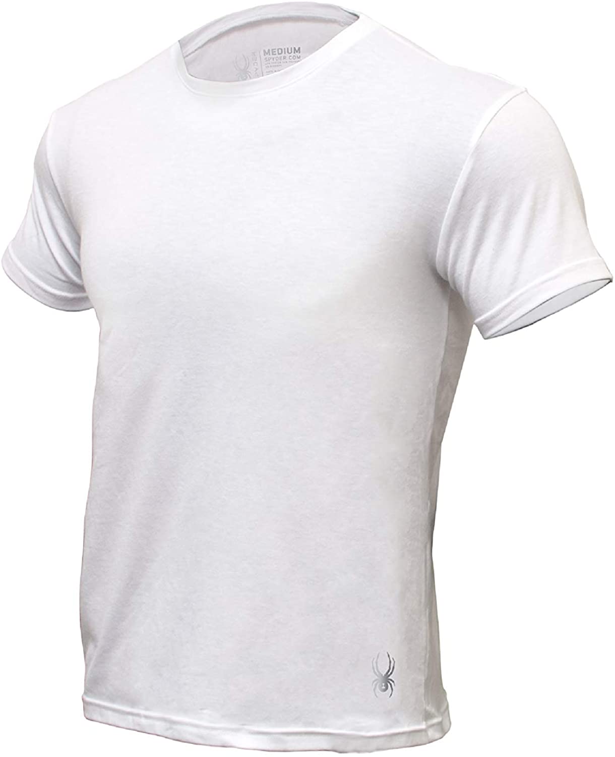 Spyder Crew Neck Mens Undershirts/Ultra Soft 95% Cotton Stretch T-Shirt