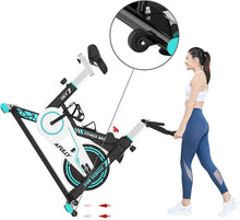 
                        
                          Load image into Gallery viewer, Afully Indoor Exercise Bikes Stationary, Fitness Bike Upright Cycling Belt Drive - JOY2ESpree
                        
                      