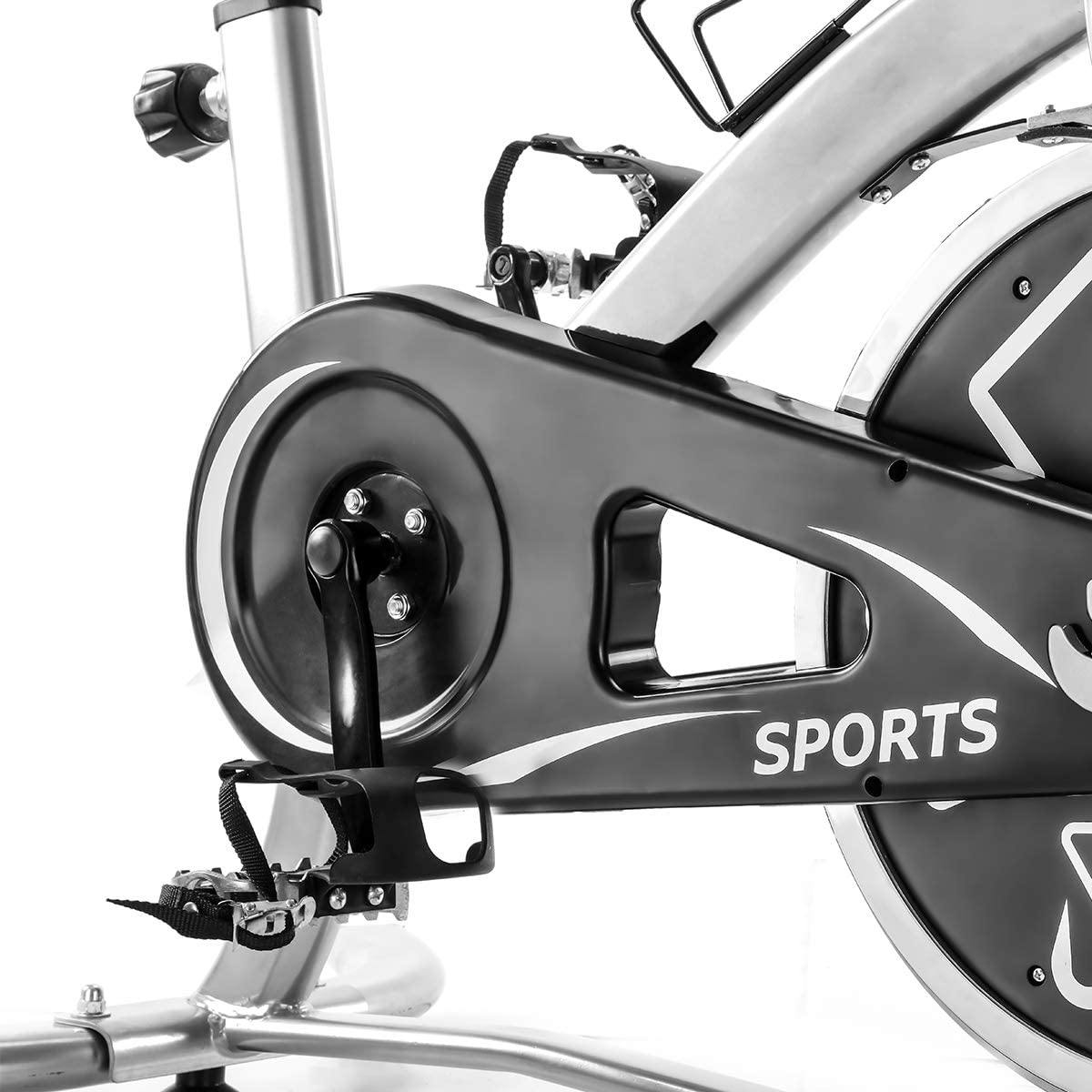 Exercise bike,Stationary Indoor Cycling Bike for Home Cardio Workout, Belt Drive Exercise Bicycle with LCD Monitor,Max Weight Capacity 330 LBS - JOY2ESpree