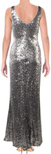 
                        
                          गैलरी व्यूवर में इमेज लोड करें, LAUREN RALPH LAUREN Lemony Women's Sequined Sleeveless V-Neck Column Gown
                        
                      