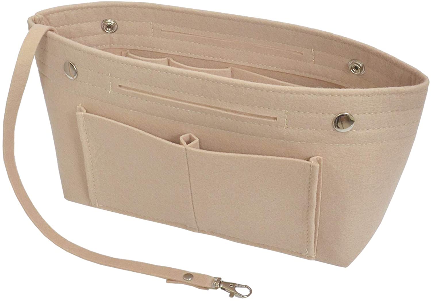 YIICOOLY Felt Tote Handbag Purse Organizer Insert Divider Shaper Bag in Bag