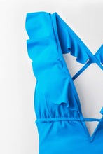 
                        
                          Cargar imagen en el visor de la galería, CUPSHE Women's One Piece Swimsuit Ruffle Deep V Neck Strappy Swimwear Bathing Suits
                        
                      