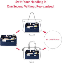 
                        
                          Cargar imagen en el visor de la galería, Felt Purse Organizer, Bag in Bag Organizer For Tote &amp; Handbag Speedy Neverfull, Medium Large Extra Large
                        
                      