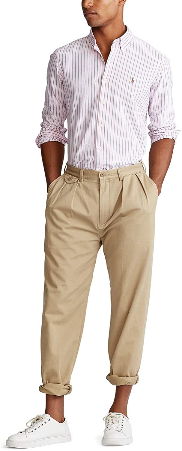 Polo Ralph Lauren Mens Classic Fit Oxford Longsleeve Buttondown Shirt