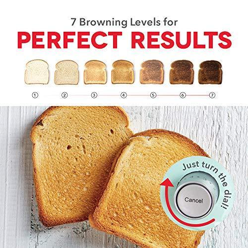 Dash Clear View Toaster: Extra Wide Slot Toaster with Stainless Steel Accents + See Through Window - JOY2ESpree