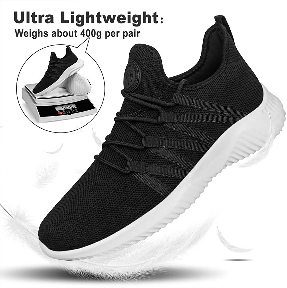Feethit Mens Slip On Running Shoes Breathable Lightweight Comfortable Fashion Non Slip Sneakers for Men