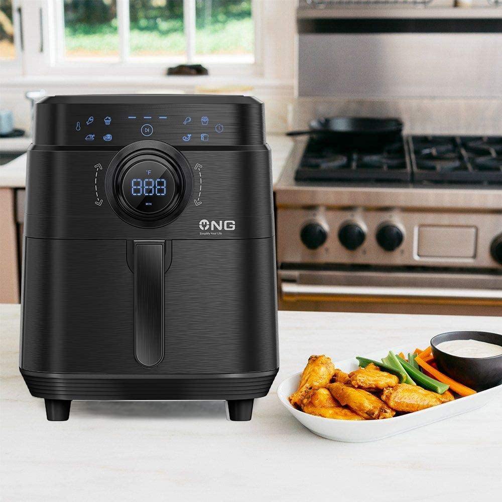 Air Fryer Toaster Oven Combo 8-in-1 Countertop Rotisserie & Dehydrator - JOY2ESpree