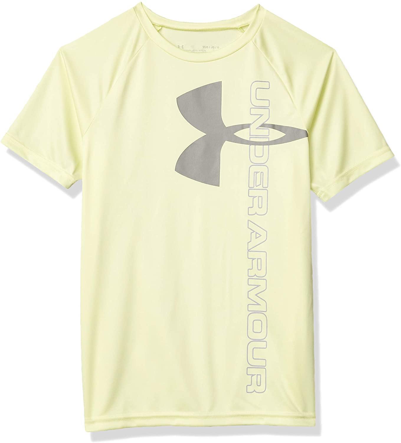 Under Armour Boys' Tech Split Logo Hybrid T-Shirt - JOY2ESpree