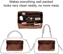 
                        
                          Load image into Gallery viewer, Felt Insert Bag Organizer Bag in Bag Handbag Fit LV Speedy Neverfull Longchamp
                        
                      