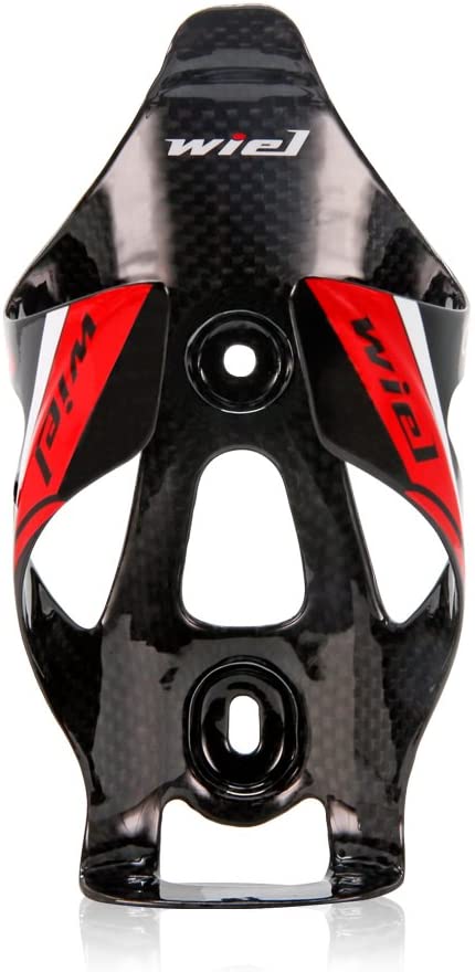 Wiel Full Carbon Fiber Bicycle Bike Light Drink Water Bottle Cage Holder