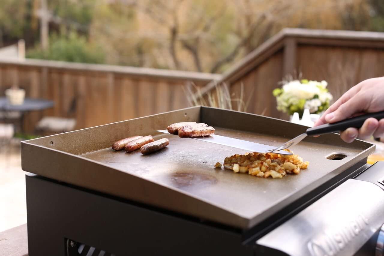 Cuisinart CGG-888 Grill Stainless Steel Lid 22-Inch Round Outdoor Flat Top Gas, 360° Griddle Cooking Center - JOY2ESpree