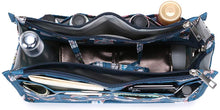 
                        
                          Load image into Gallery viewer, BTSKY New Printing Handbag Organizers Inside Purse Insert-High Capacity 13 Pockets Bag Tote Organizer with Handle Peacock Flower
                        
                      